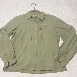 Exofficio women’s hiking/safari shirt S, EUC